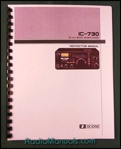 Icom IC-730 Instruction manual - Click Image to Close